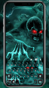 اسکرین شات برنامه Zombie Skull 2 Theme 1