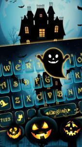 اسکرین شات برنامه Halloween Ghost Keyboard Theme 3
