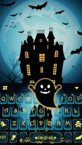 اسکرین شات برنامه Halloween Ghost Keyboard Theme 2