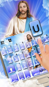 اسکرین شات برنامه Holy Jesus Keyboard Theme 3