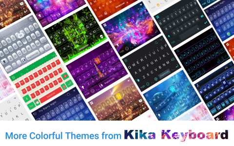 اسکرین شات 5 برنامه Infinity Space Keyboard Theme