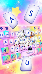 اسکرین شات برنامه Kawaii Ice Cream Keyboard Theme 2
