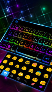 اسکرین شات برنامه LED Cool Keyboard-RGB Keyboard Background 2