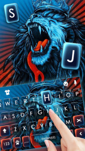 اسکرین شات برنامه Lion King Roar Keyboard Background 2