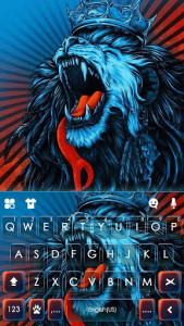 اسکرین شات برنامه Lion King Roar Keyboard Background 5