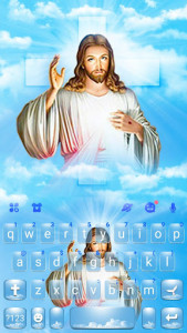 اسکرین شات برنامه Lord Jesus Christ Keyboard Theme 1