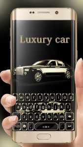 اسکرین شات برنامه Luxury Car Keyboard Theme 1