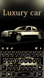 اسکرین شات برنامه Luxury Car Keyboard Theme 2