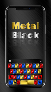 اسکرین شات برنامه Metal Black Color Theme 1