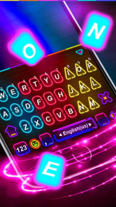 اسکرین شات برنامه Multi Color Led Light Keyboard 2