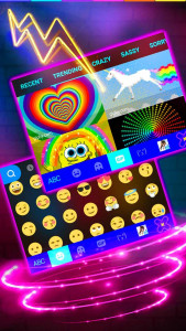 اسکرین شات برنامه Multi Color Led Light Keyboard 4
