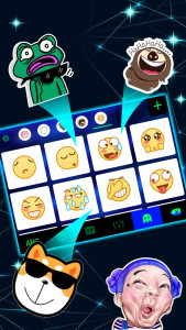 اسکرین شات 3 برنامه Neon Led Keyboard Theme