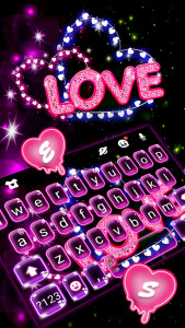 اسکرین شات 2 برنامه Neon Love Theme