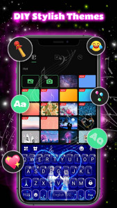 اسکرین شات 6 برنامه Neon Love Theme