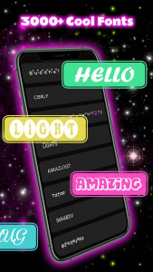 اسکرین شات 5 برنامه Neon Love Theme