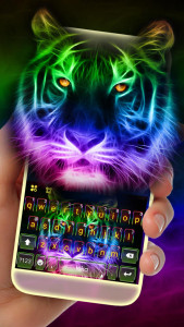 اسکرین شات برنامه Neon Tiger Theme 3