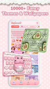 اسکرین شات برنامه 3D Pink Cute Hippo Theme 2