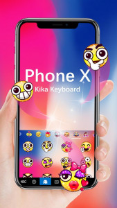 اسکرین شات برنامه Keyboard for Phone X 4