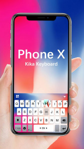 اسکرین شات برنامه Keyboard for Phone X 3