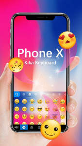 اسکرین شات برنامه Keyboard for Phone X 1