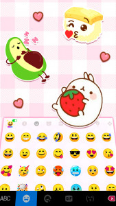 اسکرین شات برنامه Pink Cute Peach Theme 3