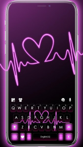 اسکرین شات 1 برنامه Pink RGB Heart Theme