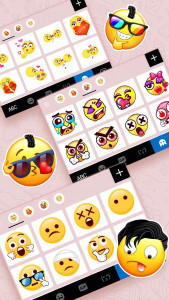 اسکرین شات برنامه Pink SMS Keyboard Background 4