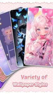 اسکرین شات 3 برنامه Pink Cute Hippo Theme