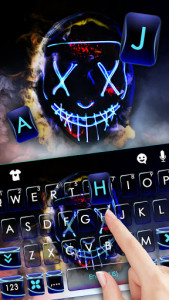 اسکرین شات برنامه Purge Smoke Mask Keyboard Background 2