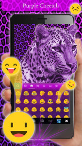 اسکرین شات برنامه Purplecheetah Keyboard Theme 2