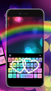 اسکرین شات برنامه Rainbow Love Fonts Keyboard 2
