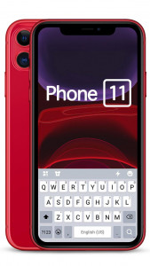 اسکرین شات برنامه Red Phone 11 Theme 2