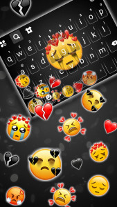 اسکرین شات برنامه Sad Emojis Gravity Theme 2