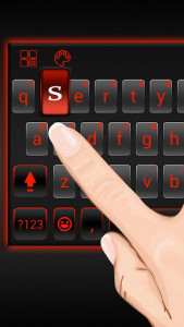 اسکرین شات 3 برنامه Simple Business Black Keyboard Theme