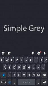 اسکرین شات برنامه Simple Grey Theme 5