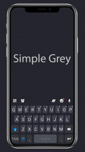اسکرین شات برنامه Simple Grey Theme 1