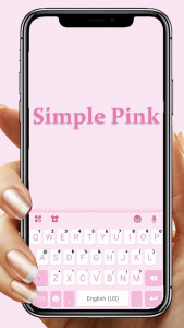 اسکرین شات برنامه Simple Pink Theme 1