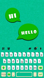 اسکرین شات برنامه Sms Chat Board Keyboard Theme 5