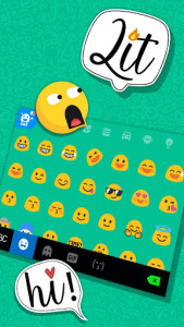 اسکرین شات برنامه Sms Chat Board Keyboard Theme 3