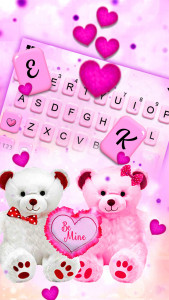 اسکرین شات برنامه Teddy Bear Couple Theme 2