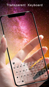 اسکرین شات برنامه Transparent Galaxy Theme 4