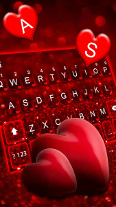 اسکرین شات برنامه Valentines Love Keyboard Theme 2