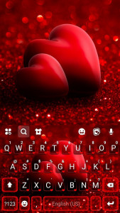 اسکرین شات برنامه Valentines Love Keyboard Theme 5