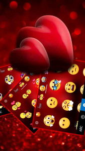 اسکرین شات برنامه Valentines Love Keyboard Theme 4