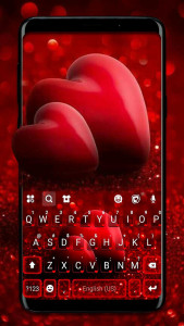 اسکرین شات برنامه Valentines Love Keyboard Theme 1