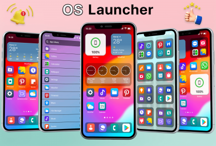 اسکرین شات 1 برنامه OS Launcher - OS 17 Pro