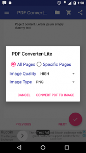 اسکرین شات برنامه PDF Converter - Free PDF to Image, PDF to JPG/PNG 5