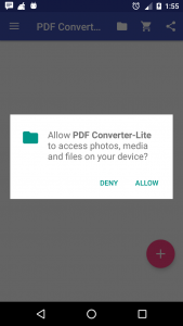 اسکرین شات 1 برنامه PDF to Image Converter - Lite