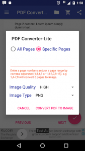 اسکرین شات برنامه PDF Converter - Free PDF to Image, PDF to JPG/PNG 6