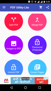 اسکرین شات برنامه PDF Utility - PDF Tools Split/ 1